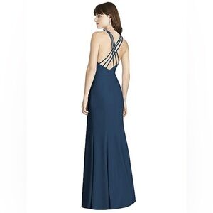 After Six 6776 Trumpet Dress witb Side Slit Size 4